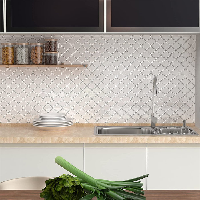 BEW 10sheet Peel And Stick Tile Backsplash Waterproof & Fireproof 3d